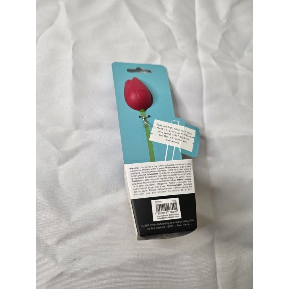 OTOTO OT899 Tulip Tea Infuser - Green & Red